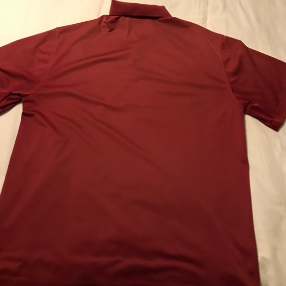 Nike Golf Polo Dri Fit Performance Red Short Sleeve Athletic Mens Sz XL - Picture 5 of 9